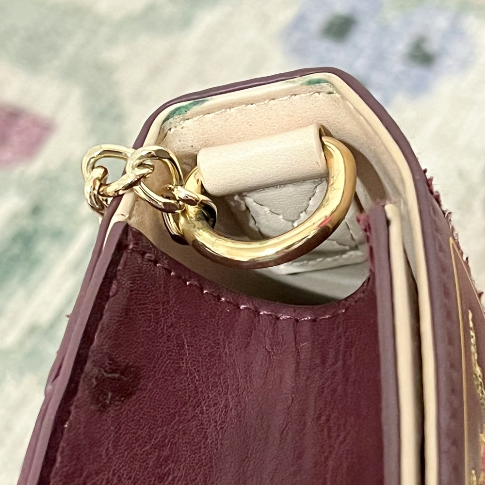 Pre Owned Danielle Nicole Disney Beauty and the Beast Book Crossbody Bag - Picture 12 of 13